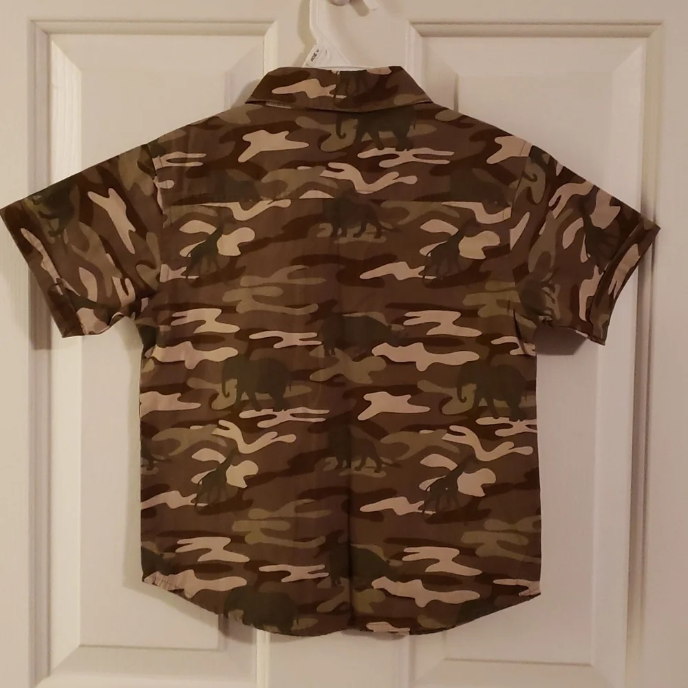 𝅺gymboree Camouflage Shirt NWT